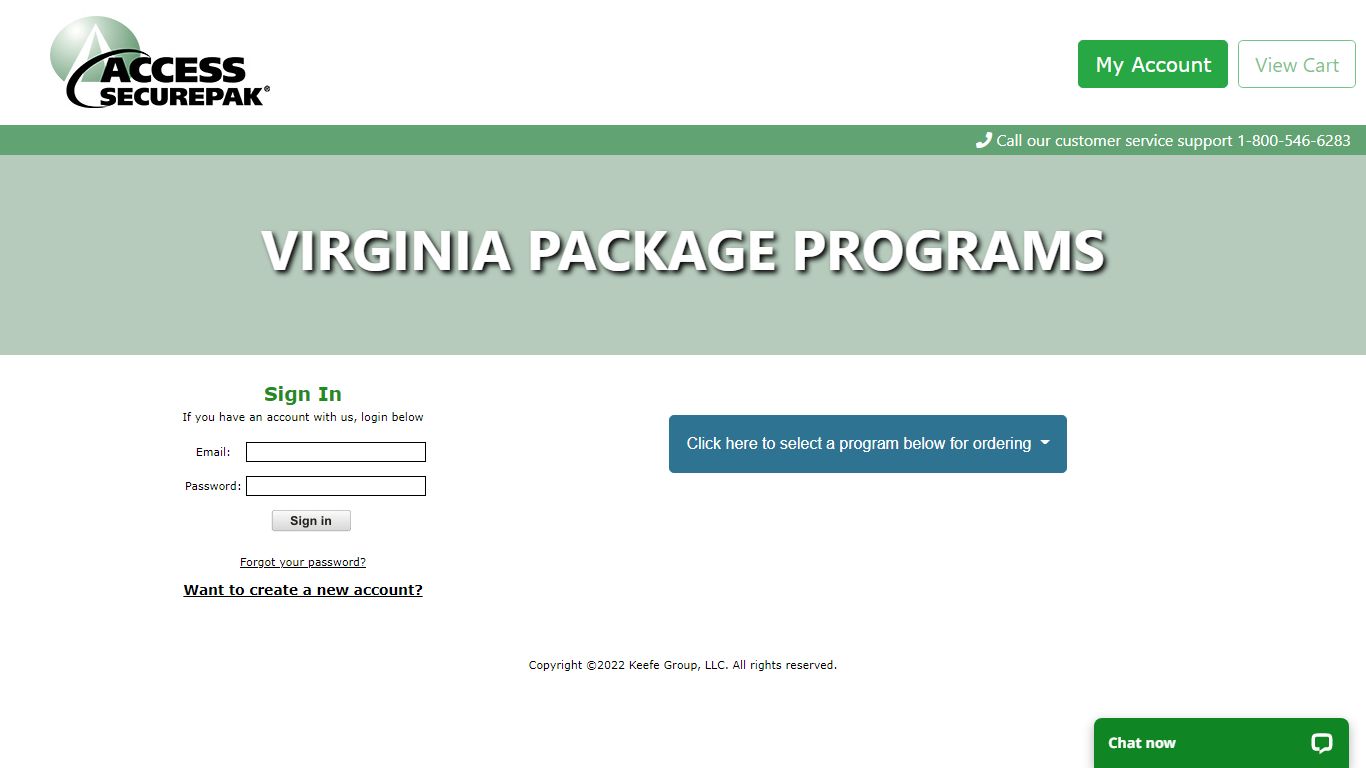 Access Securepak - MAIN - Virginia DOC - accesscatalog.com